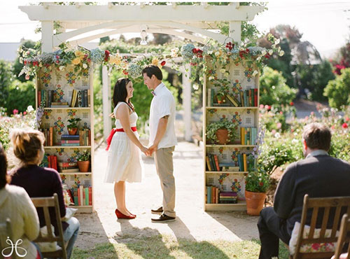 LibraryWedding 9